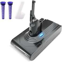 Замінний акумулятор Stanew 21.6V 4500mAh Li-ion для пилососів Dyson V8 (SV10), з фільтрами