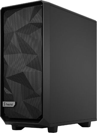 Корпус для ПК Fractal Design Meshify 2 Compact Black ATX, Mid Tower, високий повітряний потік, глуха бічна панель