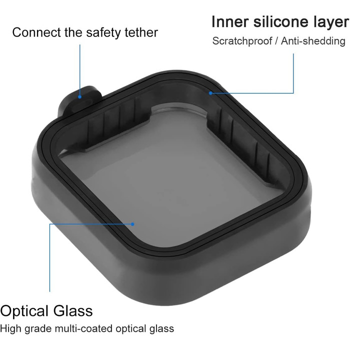 Фільтри SOONSUN для GoPro Hero 12 11 10 9: CPL, ND8, ND16, ND32 (4 шт.)