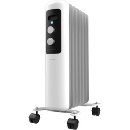 Електричний масляний радіатор Cecotec ReadyWarm 750 Space White – 1500 Вт, 3 режими, для кімнат до 15 м²