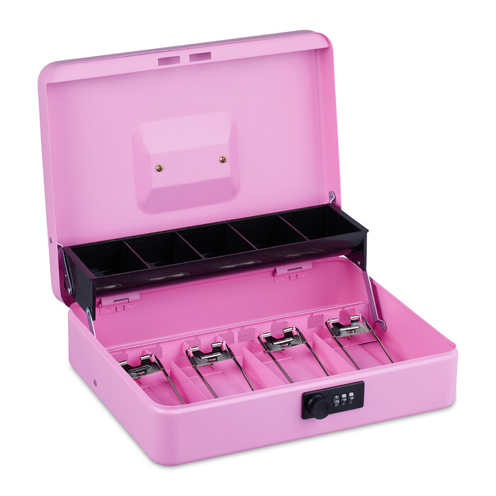 Relaxdays Combination Lock Cash Box