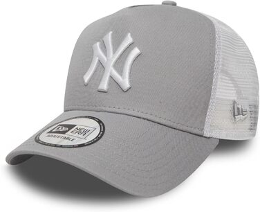 Кепка New Era Clean Trucker 2 Adjustable Cap NY Yankees Gray White - Офіційний мерч New York Yankees