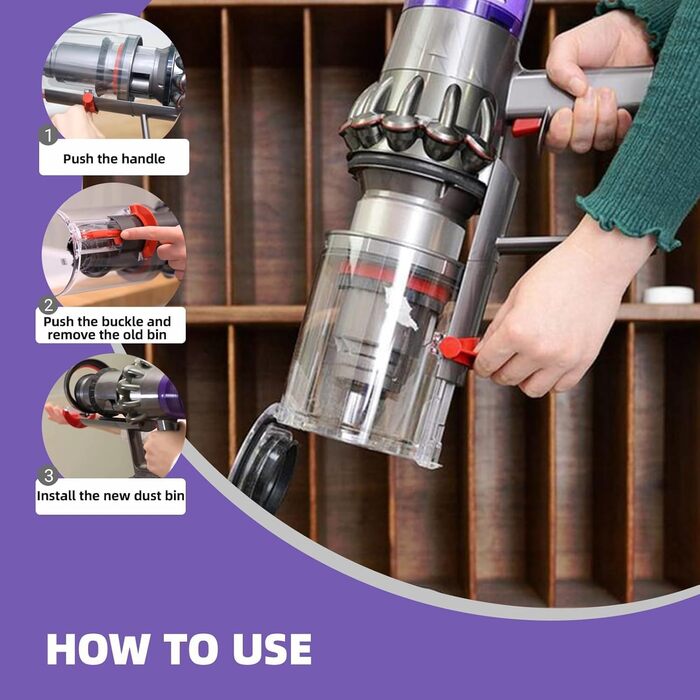 Контейнер для пилу Dyson V11 V15 SV14 SV15 SV17 SV22: фільтр, запчастини, аксесуари