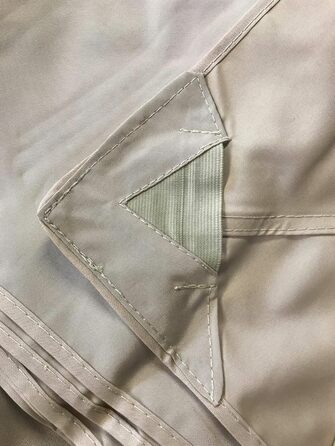QUICK STAR Replacement Canopy for Garden Pavilion 3x3m Sand Antique Pavilion Roof Replacement Cover