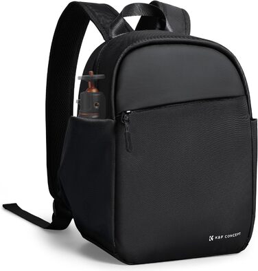 Рюкзак для камери K&F CONCEPT - компактний фоторюкзак для DSLR, об'єктивів, що підходить для повсякденного використання, роботи та подорожей, колір B-dunkelgrün (A-schwarz)