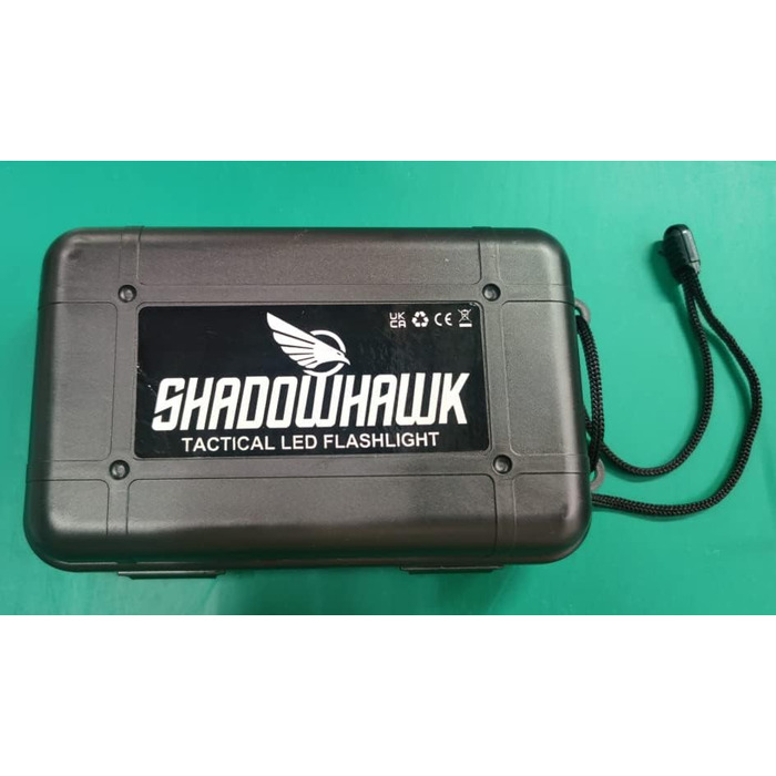 Ліхтарик Shadowhawk LED акумуляторний, 450000 люмен, надяскравий, USB-зарядка, тактичний XHP70.2 з чохлом, водонепроникний IP67 для кемпінгу, туризму, екстрених ситуацій