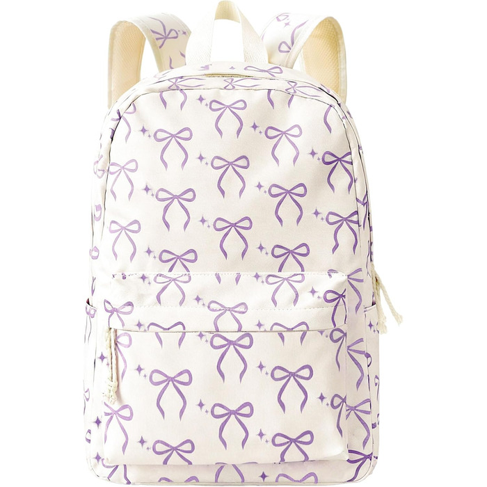 Жіночий рюкзак для ноутбука та школи, легкий та стильний (фіолетовий)