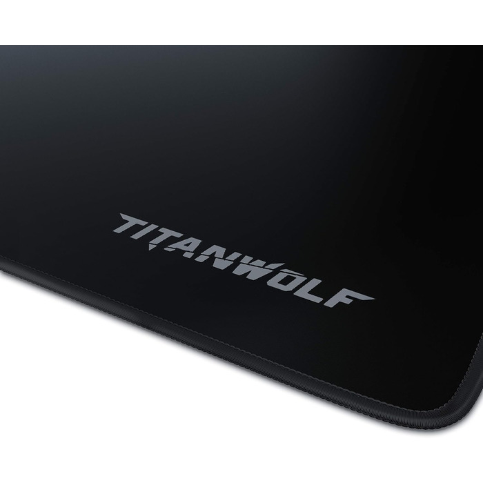 Килимок для миші Titanwolf XXXL 1200x600mm - великий ігровий килимок з мотивом, чорний