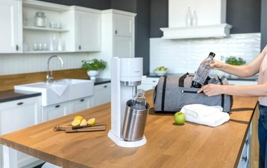 Сифон для газування води SodaStream Duo, Білий + 2 пляшки для напоїв