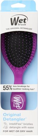 Wet Brush Original Detangler - щітка для волосся, розплутування, ультрам'які щетинки, фіолетова