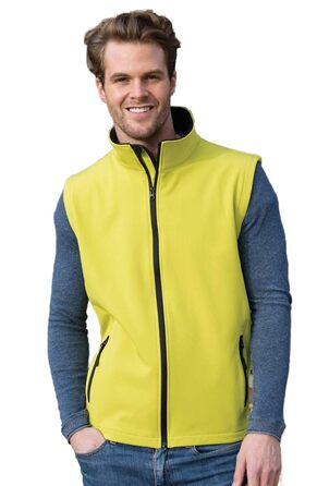 Унісекс жилет Softshell Result R232m для друку, антрацит/чорний, розмір S