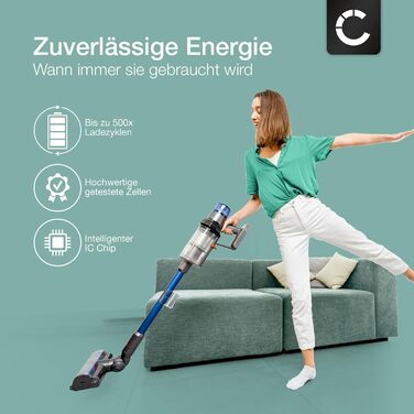 CELLONIC акумулятор для пилососа сумісний з Dyson V7 Origin, Motorhead, Trigger, +, SV11 (21.6V, 2500mAh) та Dyson V8 (3000mAh)
