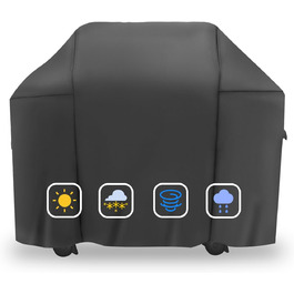 Чохол для гриля Weber Spirit 200/300, водонепроникний, UV-захист, 132 см, для газового гриля, важкий захист