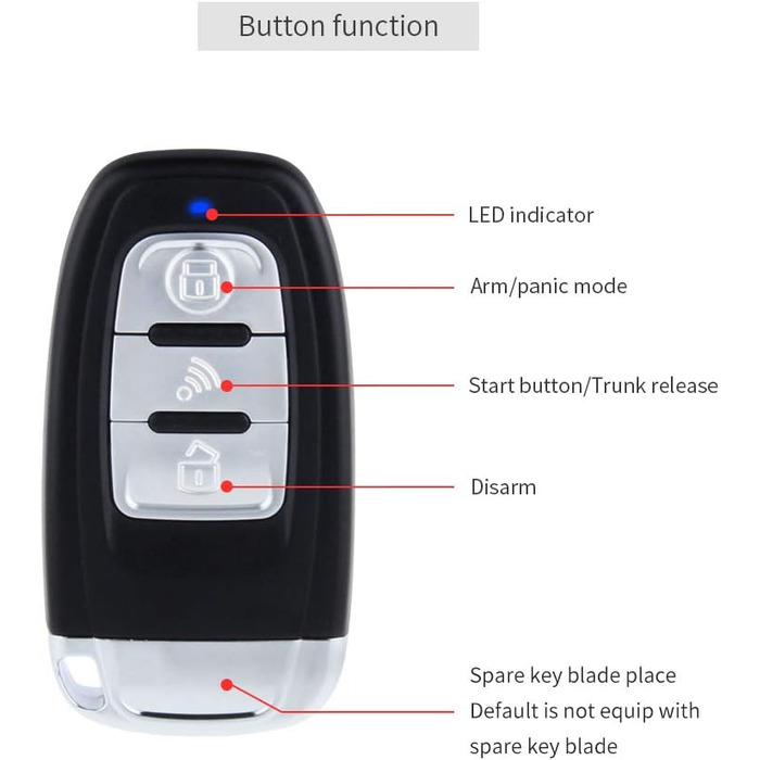 Смарт сигналізація EasyGuard RFID PKE для авто – безключовий доступ, запуск двигуна кнопкою, сенсорна клавіатура, система захисту