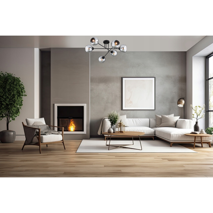 Підвісна люстра Elko-Lighting Dior — 6 точок освітлення, цоколь E27