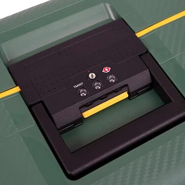 Чемодан CarryOn Steward Hartschalen, 65 см, зелений, середній, з TSA замком