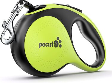 Рулетка для собак Pecute 8м, 50 кг, зелена, антизаплутування, швидке гальмування