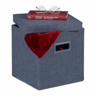 Relaxdays Storage Ottoman with Handles