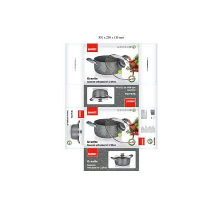 Каструля традиційна Banquet Granite, 4,9 л