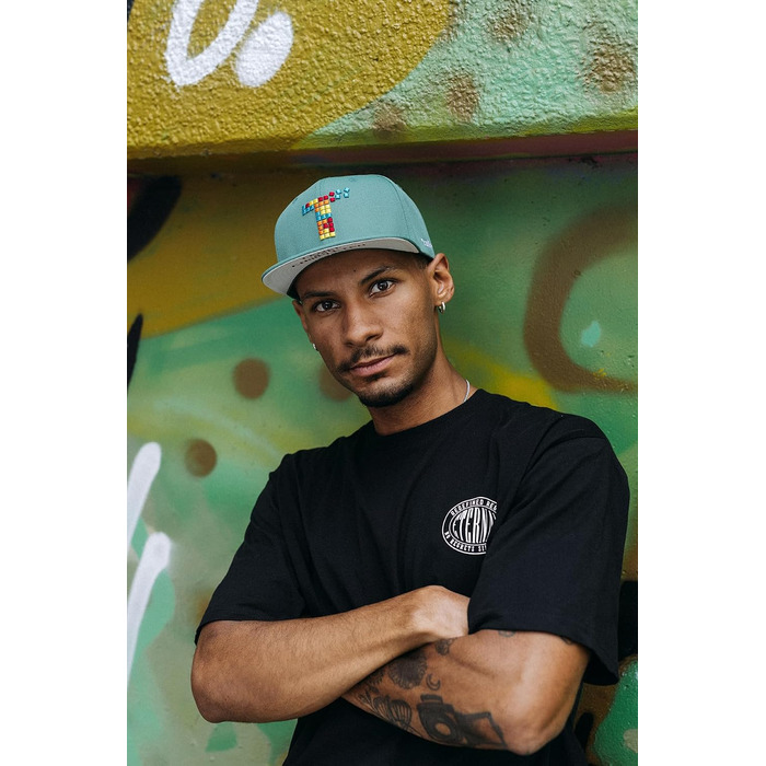 Кепка бейсболка Nebelkind Pixel унісекс, регульована, зелена - стильна streetwear кепка для чоловіків та жінок