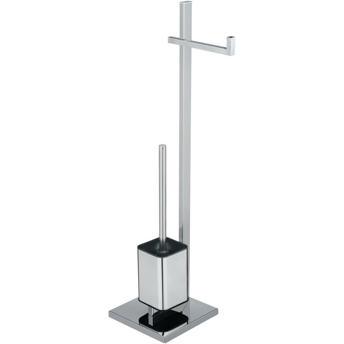 Набір для туалету WENKO Quadro 2 в 1: тримач туалетного паперу та щітка для унітазу