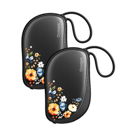 Електричні грілки для рук OCOOPA 2 шт., багаторазові, 4000mAh, подарунок на Новий рік, 1,5 см, в рукавички, зимові аксесуари, Ocoopa x UT5 Wiesengeflüster (Кількісний випуск)