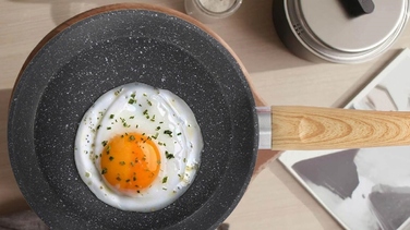 Набір керамічних каструль Kitchen Academy, 12 предметів, сірий, антипригарне покриття
