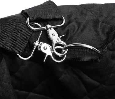 Автокрісло для собак Ejoyous: чорне, з memory foam, до 15.9 кг