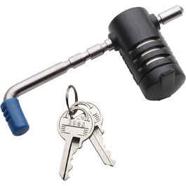 Замок для причепа Master Lock 2847DAT, регульований, нержавіюча сталь, антивандальний замок для зчеплення