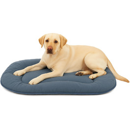 Подушка для собак та котів, овальна, велика, 77 x 54 см, Firenze, блакитна