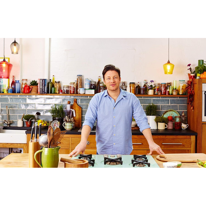 Сковорода Tefal Jamie Oliver E85606 28 см з індукційним дном та термоспортом. Антипригарна нержавіюча сталь