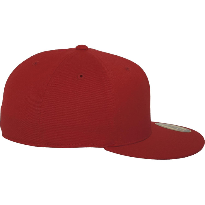 Шапка Flexfit Unisex Premium 210 Fitted (L-XL, Червона) - Оригінальна якість