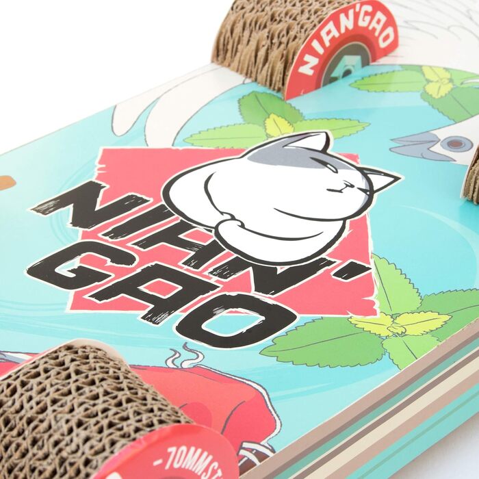 Suck UK Будинок для котів Tank з картону, іграшки для кошенят та лежанка, інтерактивна іграшка для котів, оригінальне аксесуар для котів та подарунок для котів, іграшка для котів для дому або на вулицю (скейтборд)