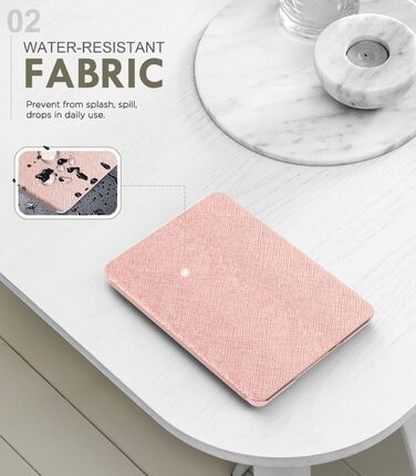 Чохол MoKo для Kindle Paperwhite 12th Gen 2024 та Kindle Colorsoft Signature Edition 2024, рожево-золотий. Захисний чохол з авто-сном/пробудженням для Kindle Paperwhite 2024