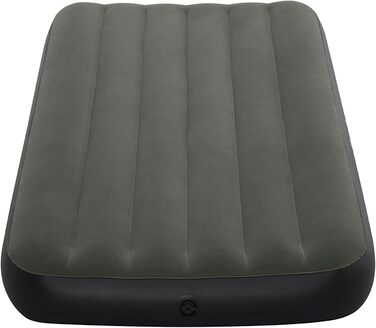 Надувний матрац Bestway TriTech Connect and Rest 3-в-1 | Міцний матеріал | Регульовані пряжки | 2 матраци в комплекті | Сірий колір | 188 x 99 x 25 см