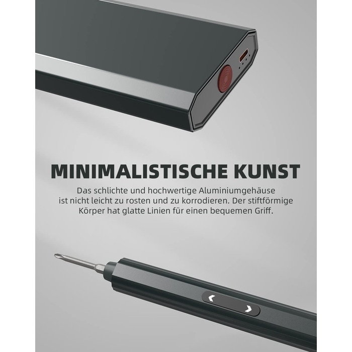 Мініатюрний електричний набір викруток DOINOW, прецизійний електричний викрутка з 48 бітами, LED-підсвічуванням, акумуляторний, для ремонту iPhone, ноутбуків, окулярів, годинників