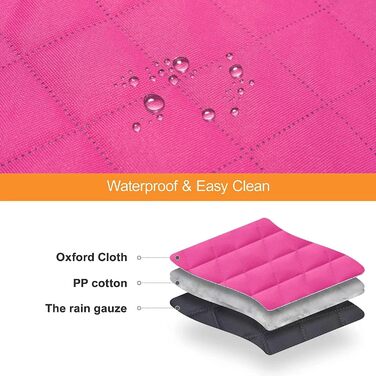 Захисний чохол на сидіння для собак, Rosa, для автомобілів, SUV та вантажівок, з сіткою, водонепроникний, з гаком для повідка