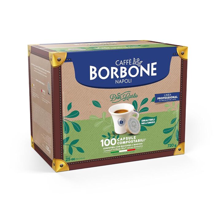 Кава в капсулах Caffè Borbone Don Carlo Gold, сумісні з Lavazza A Modo Mio, 100 шт
