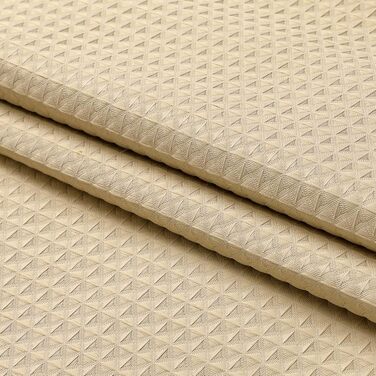 Драбина для душу велика, білий душовий завіс, вафельна текстура, тканина, міцний, готельна якість, для ванної кімнати, 183x244 см, водонепроникний, пральний, комплект (1 шт.)