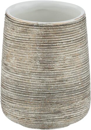 Дозатор для рідкого мила та лосьйону WENKO Fedio з кераміки, 400 мл, ручна розпис, Ø 8,5 x 17 см