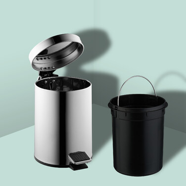 Relaxdays Stainless Steel Cosmetic Containers 3 Liter