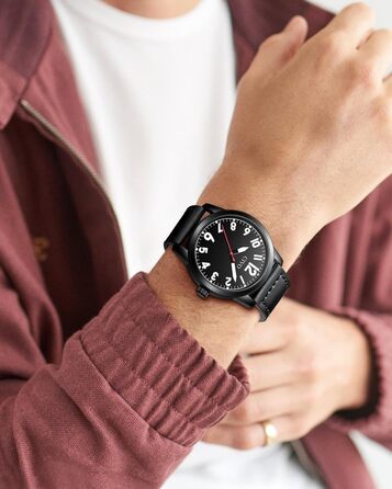 Чоловічий годинник CIVO з великими цифрами: аналоговий класичний годинник на зап'ясті з великими цифрами - водонепроникний кварцовий військовий годинник для чоловіків зі світловим покриттям - подарунок для чоловіків, людей похилого віку з поганим зором (A3 Чорний)