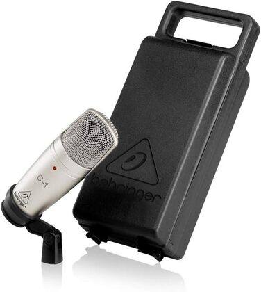 Behringer C-1 – Студійний конденсаторний мікрофон, золотий, одиночний