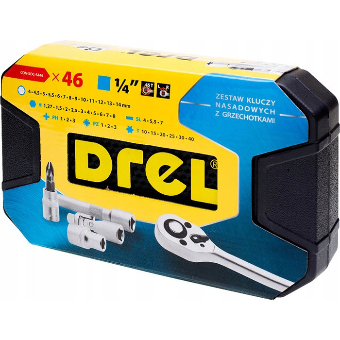 Набір торцевих ключів Drel SOC-5446 1/4