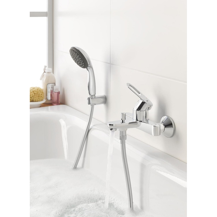 Ручний душ GROHE Vitalio Start 100 - водозберігаючий, 2 струмені, універсальне кріплення, хром, 27946000