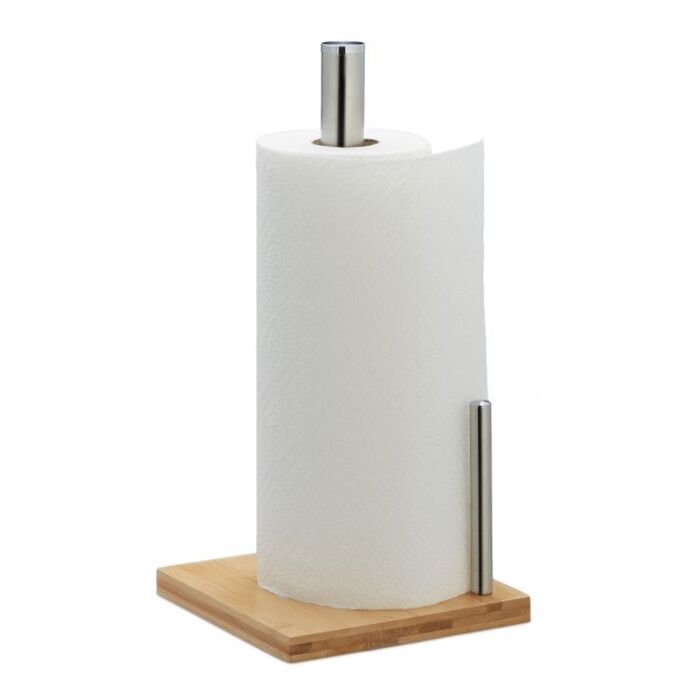 Relaxdays Kitchen Towel Holder with Roll End Stop