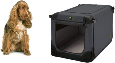 Кіньйон для собак Maelson Soft Kennel - Антрацит, 62 x 41 x 41 см