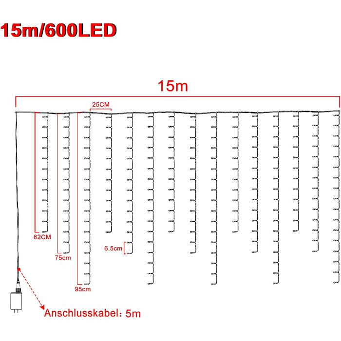 Ланцюжок прикрас LED 