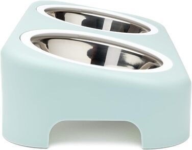 Набір мисок для котів та собак Smarty Life з піднятою платформою - нержавіюча сталь, для корму та води