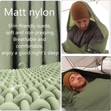 Naturehike Sleeping Bag Liner Ultralight 130 g – Adult Sleeping Bag & Travel Sleeping Bag, Travel Sheet & Camping Sheet for Backpacking, Hotel, Hostels, comfortable and easy to care for, full length